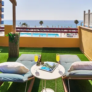 Lägenhet Perfect Beach Location With Roof Terrace, Fuengirola